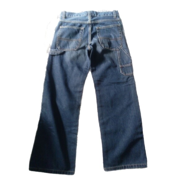 Original Brand Est. 1989 Place Boy's Jeans Size 10 Carpenter Adj Waist 27x24.5 - Picture 2 of 4